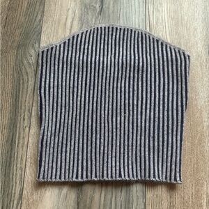 RSQ Heather Gray Ribbed Top